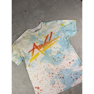 Y2K Rogue Status Awol Paint Splatter AOP Skate Gun T Shirt Men Medium Rob Dyrdek